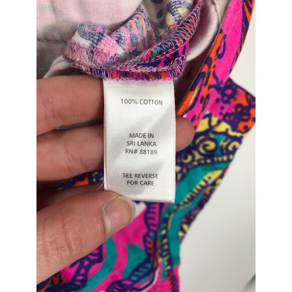 Lilly Pulitzer Callahan Short 4 Small Preppy Coastal Bright Vacation Tropical - Picture 7 of 10